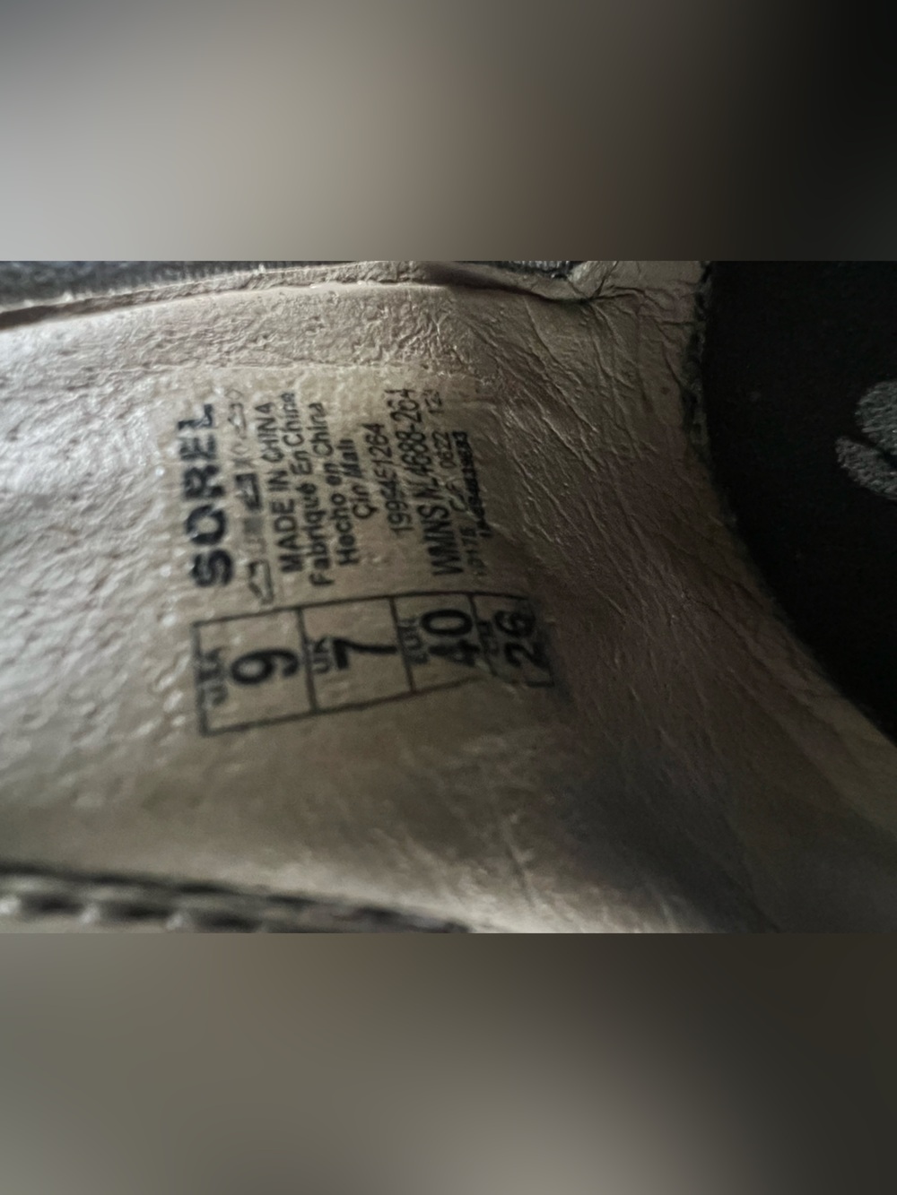 Sorel Joanie III Sport Strap - Omega Taupe, Gray & White - Woman’s Size 9 - Picture 6 of 8
